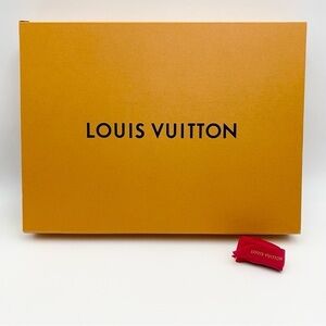 Authentic Louis Vuitton Large Gift Box Storage and Ribbon 18.5”x13.75”x3”
